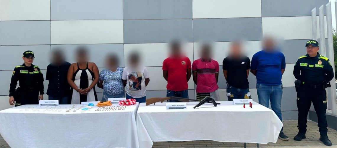 Ocho capturados en el Atlántico, entre ellos tres involuicrados en el homicidio de un joven en Repelón