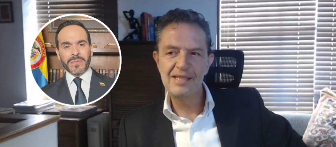Omar Bula, canciller Colombia Gobierno Abelardo