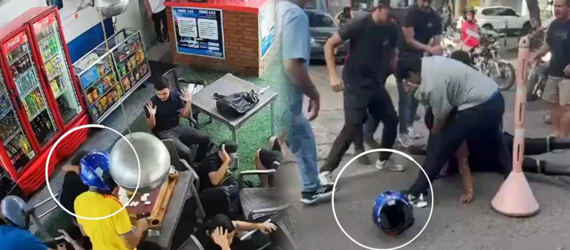 Paloterapia a atracadores en Cúcuta