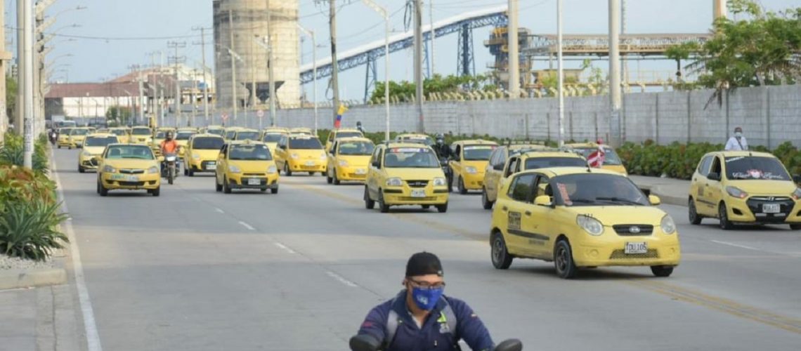 Paro taxistas Barranquilla (1)