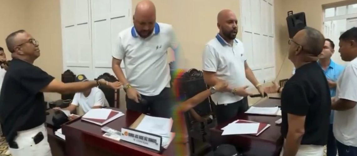 Pelea Concejo de Ciénaga, Magdalena