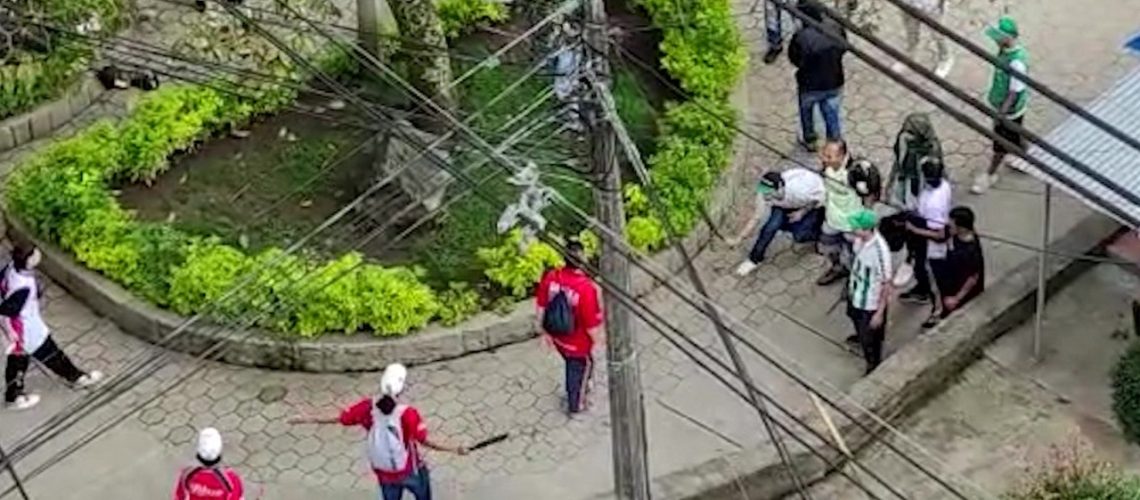 Peleas entre las paisas de nacional y dim