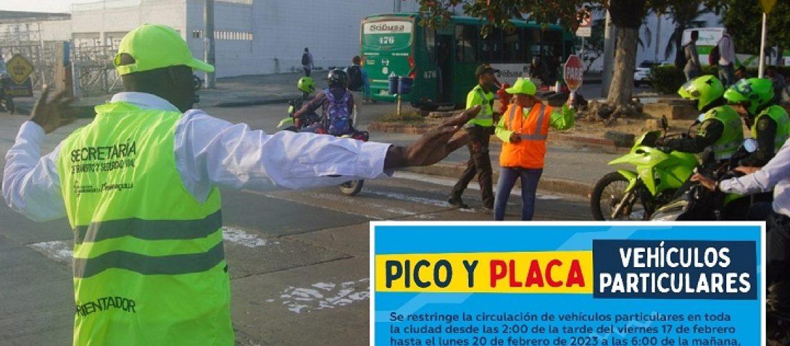 Pico y placa Carnaval de Barranquilla 2023 (1)