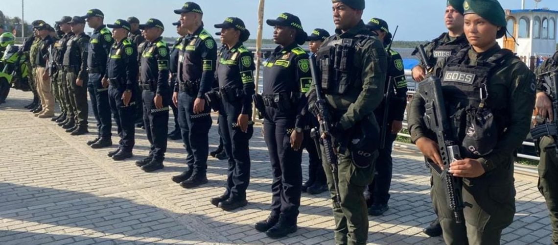 Policía en Barranquilla