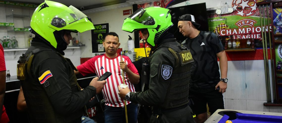 Policía registro Atlántico
