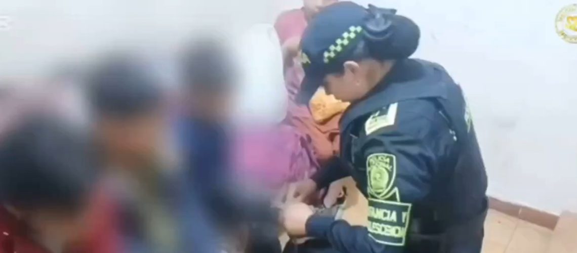 Policía rescata menores abandonados Bogotá