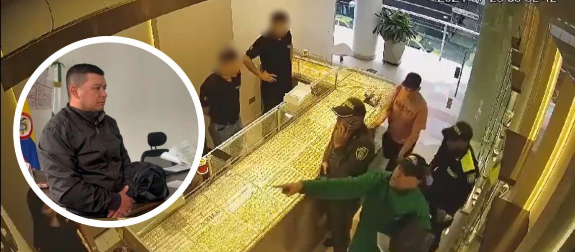 Policía robo joyería Bucaramanga