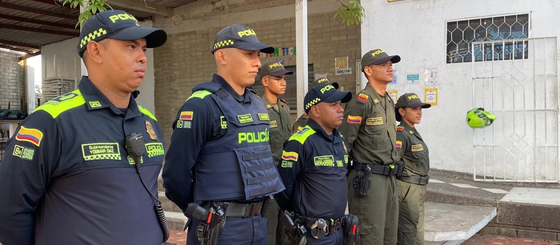 Policías Barranquilla elecciones