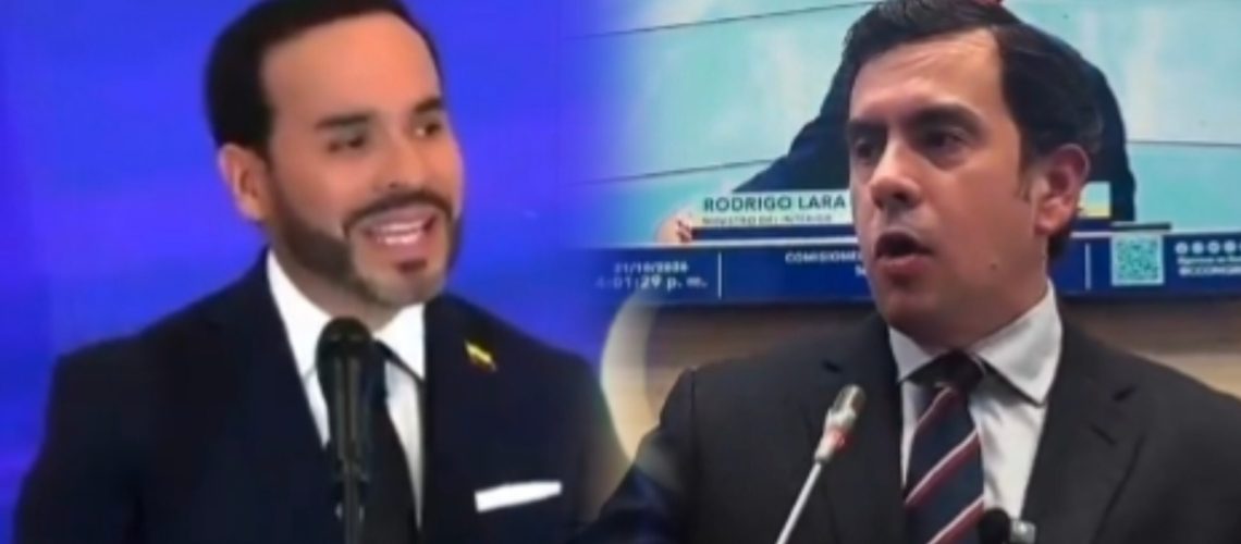 Presidente Abelardo de la Espriella y Rodrigo Lara