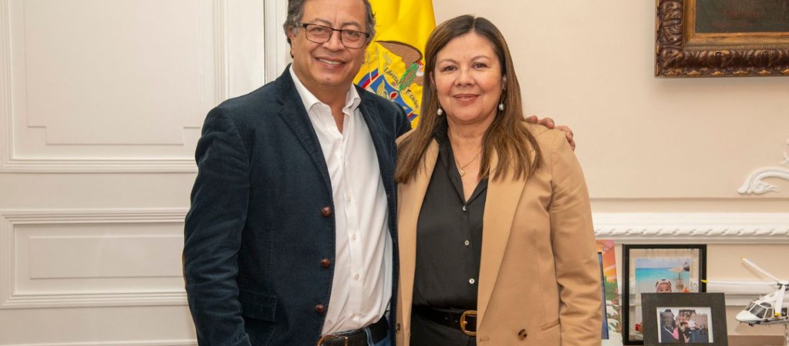 Presidente Petro y fiscal Luz Adriana Camargo
