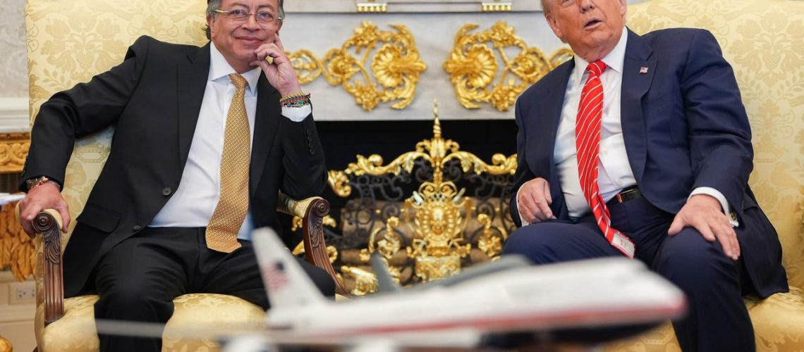 Presidentes Petro y Trump