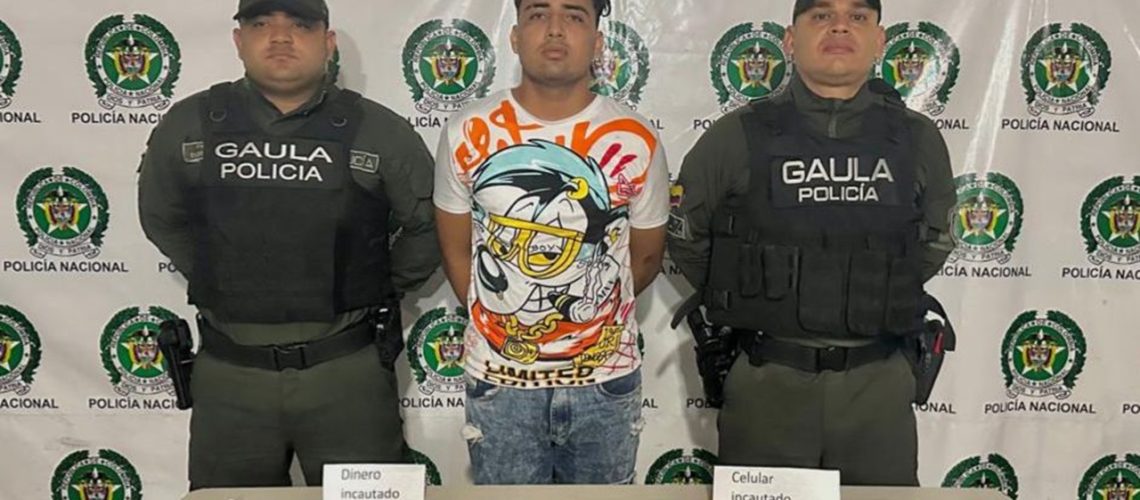 Presunto extorsionista capturado en Soledad