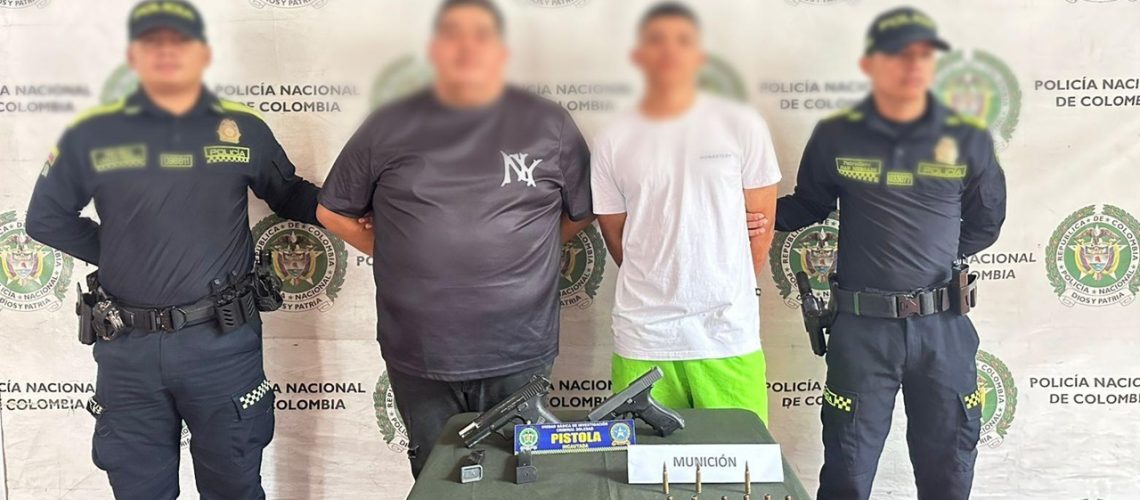 Presuntos Costeños capturados con armas en Barranquilla y Soledad