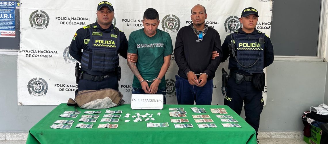 Presuntos Costeños capturados en El Bosque