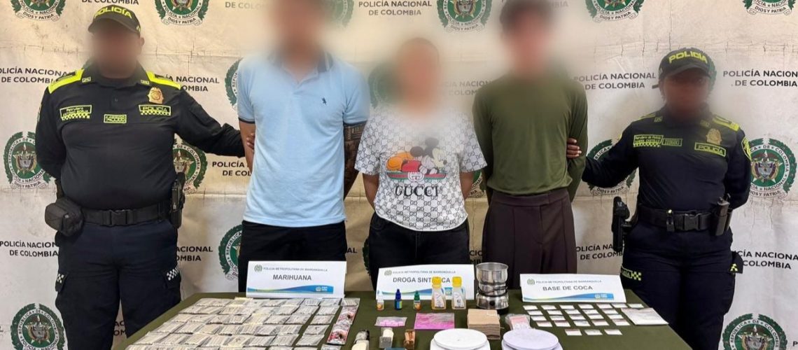 Presuntos Costeños capturados por fabricar tussi