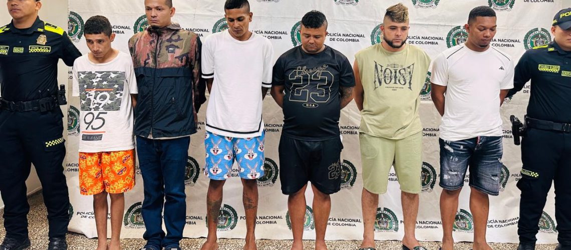 Presuntos Costeños capturados