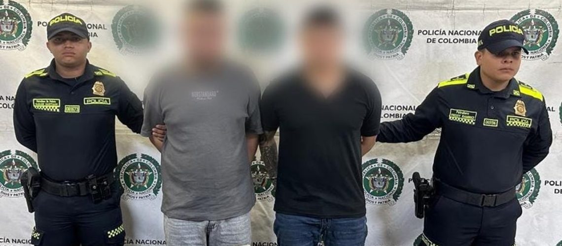 Presuntos delincuentes capturados en Barranquilla