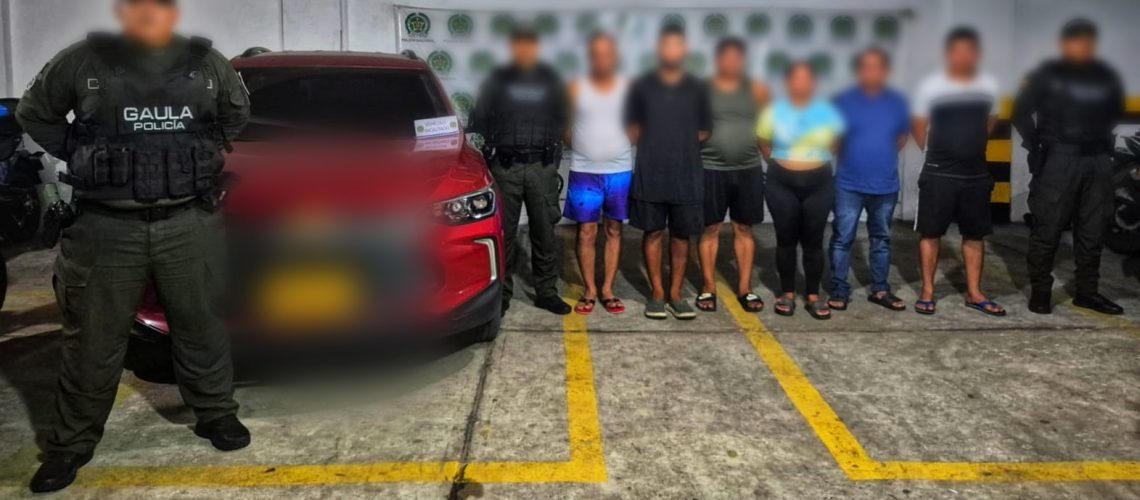Presuntos extorsionistas de los Pepes capturados en Barranquilla