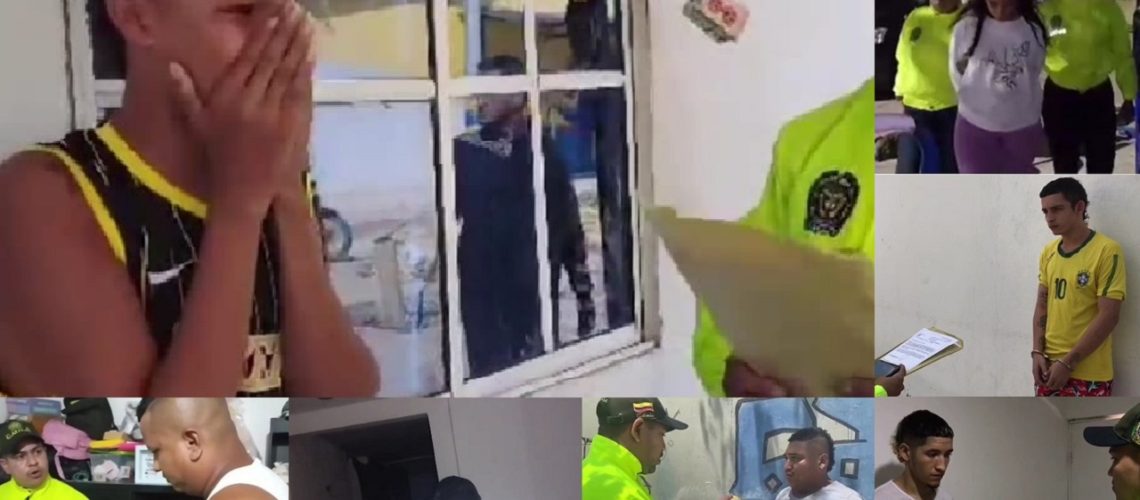 Presuntos extorsionistas los Costeños 1