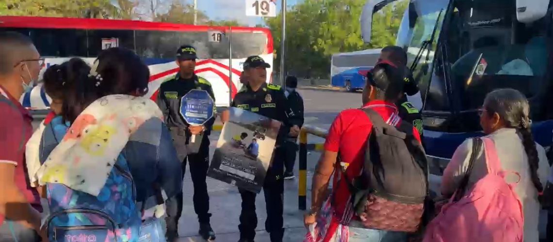 Prevención de la Policía contra la explotación infantil en Barranquilla (2)