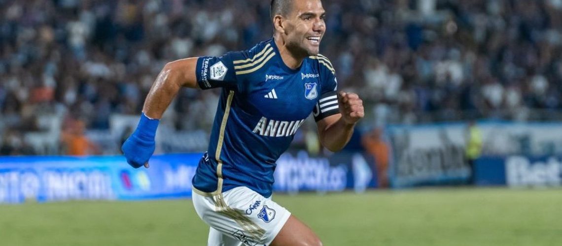 Primer gol de Falcao con millonarios