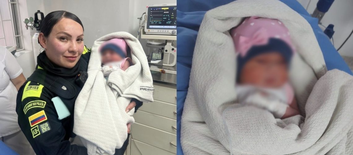 Recién nacida abandonada en Bogotá 1