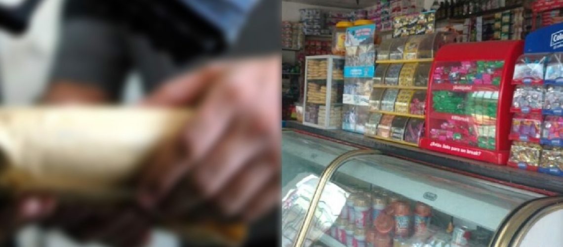 Referencia extorsión tienda foto
