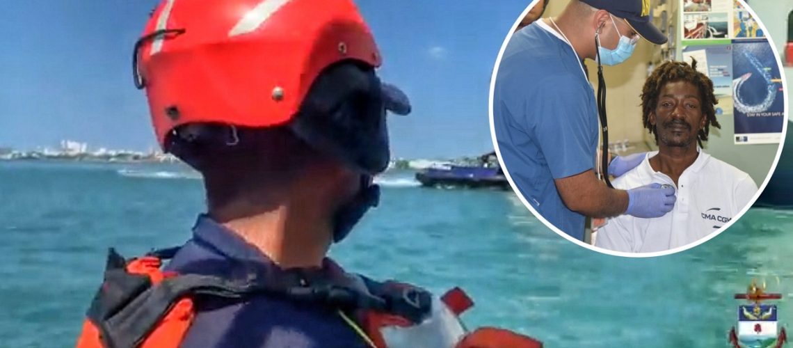 Rescate extranjero a la deriva mar Caribe DESTACADA