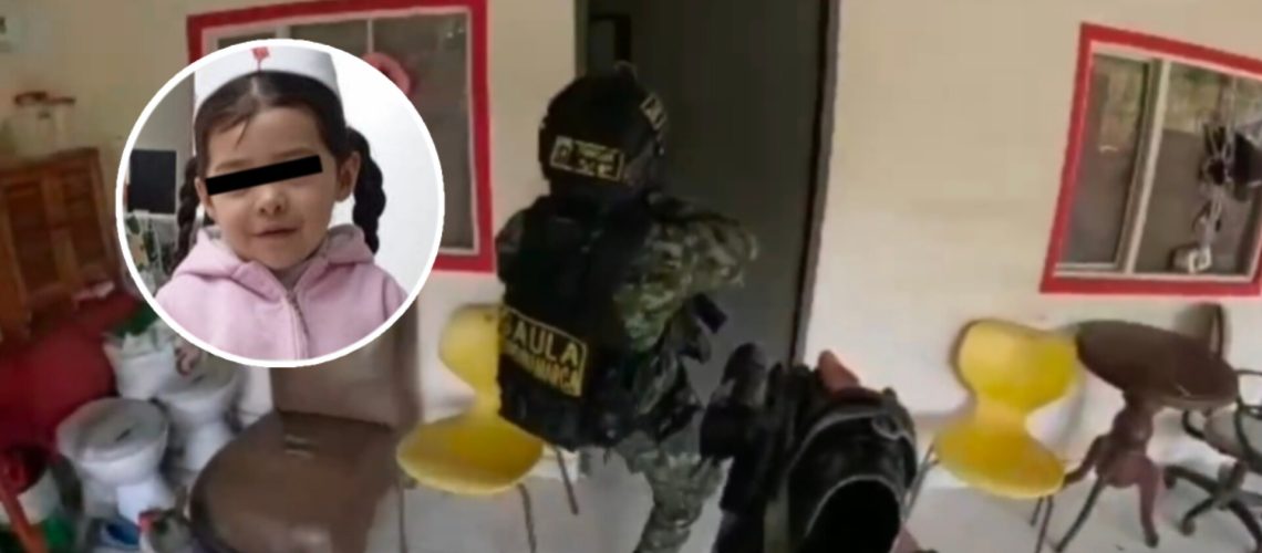Rescate niña Salomé Vásquez en Ubaté