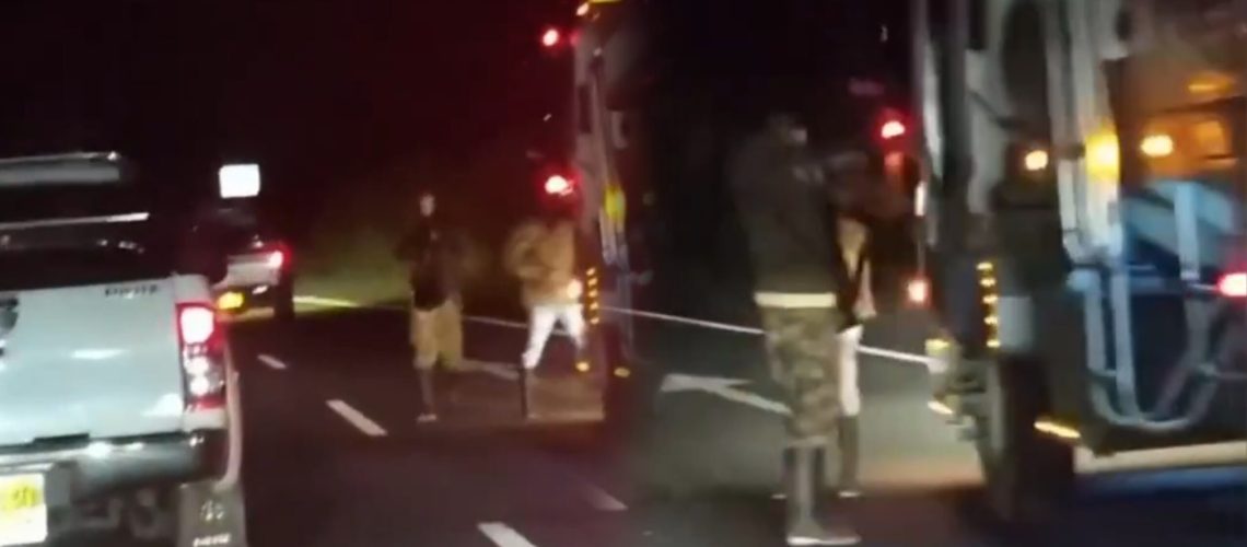 Robo camión cisterna vía Panamericana