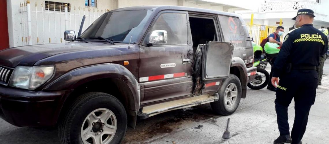 Robo carro de valores Cartagena1