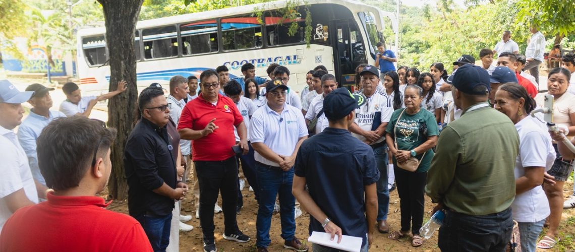 Ruta Cootragal hacia Paluato y Guaimaral