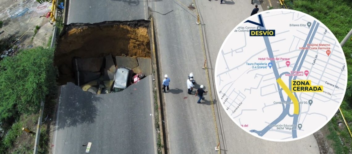Rutas alternas accidente puente calle 30 noticia