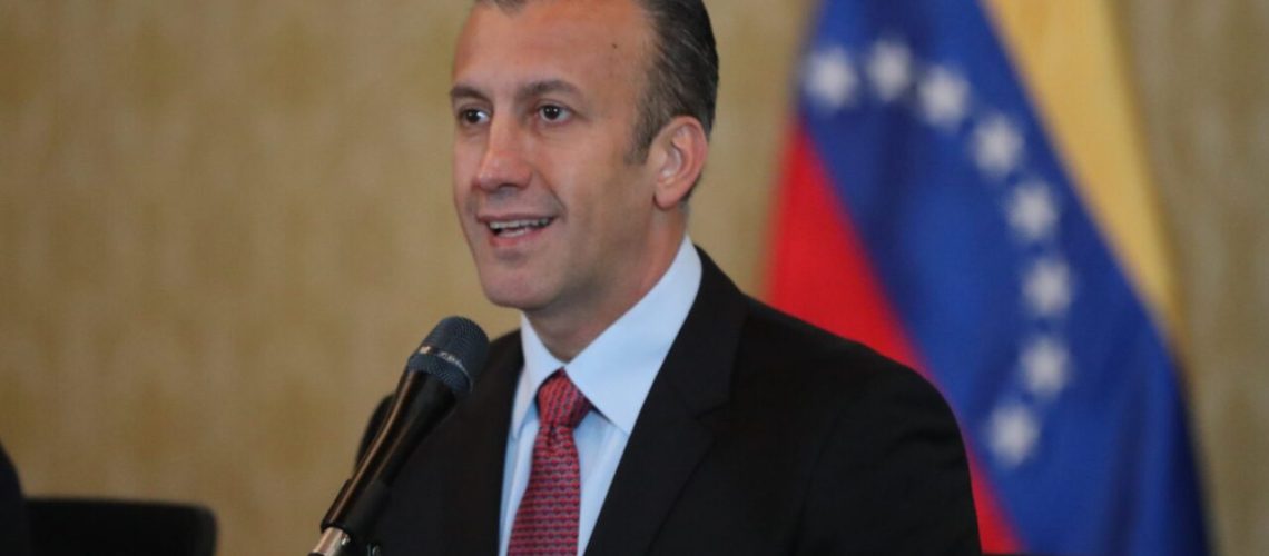 En la imagen, el vicepresidente económico de Venezuela, Tareck el Aissami. EFE/Raúl Martínez/Archiv