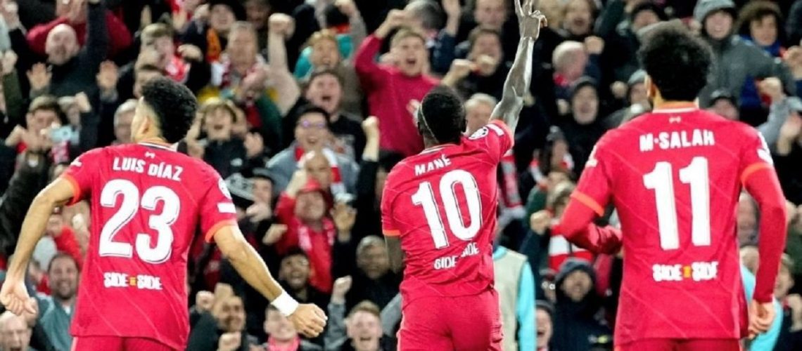 Salah, Díaz y Mané