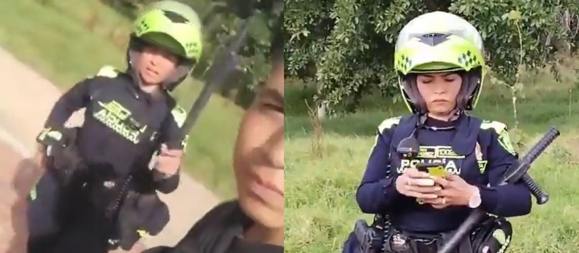 Sanción patrullera bolillazo Bogotá