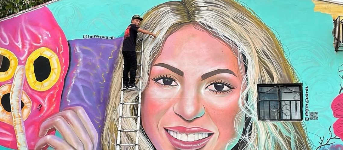 Shakira mural Barranquilla