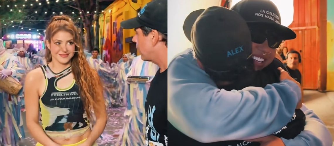 Shakira y Beéle en Barranquilla