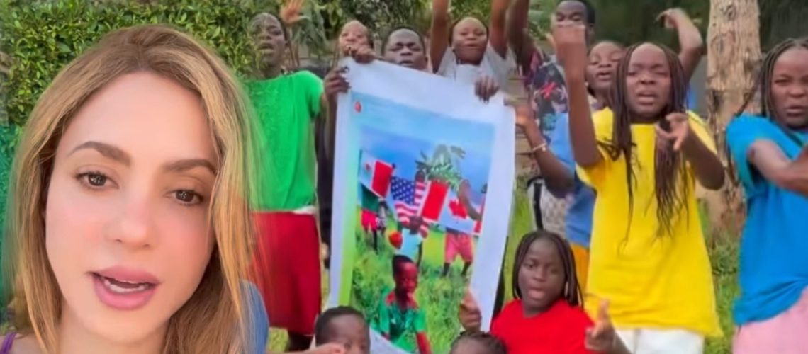 Shakira y los Ghetto Kids de Uganda