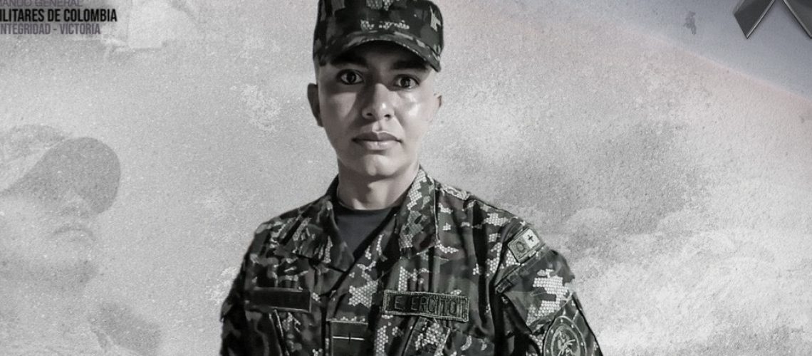 Soldado asesinado Briceño, Antioquia