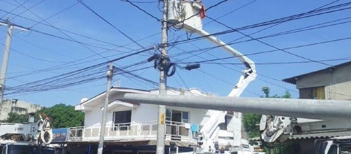 Suspenden servicio energía Barranquilla Puerto Malambo