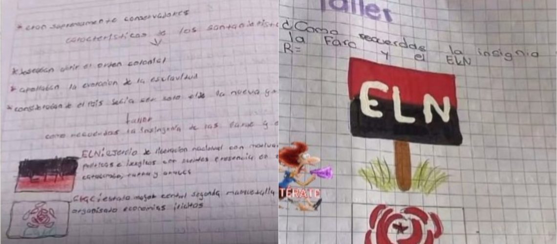 Tarea del ELN en colegio de Norte de Santander