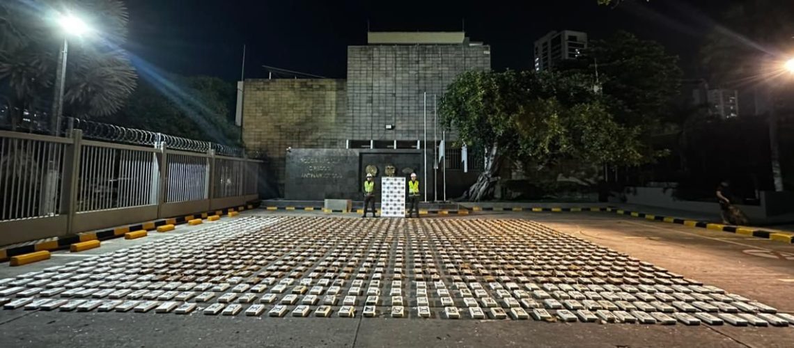 Tonelada de cocaína incautada Cartagena