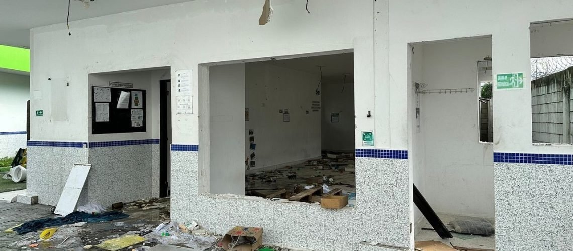 Vandalismo CDI Barranquilla