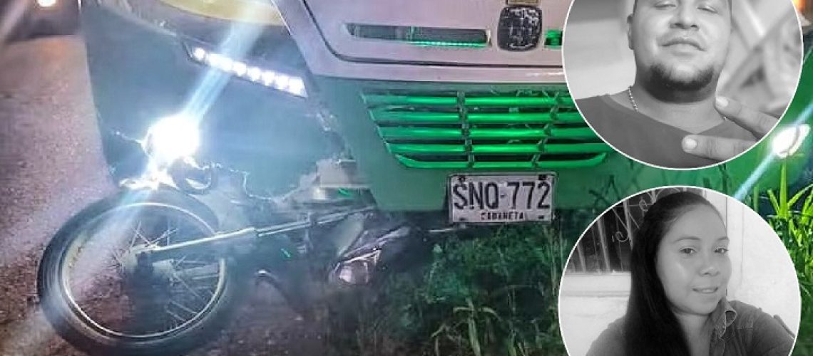 Víctimas mortales accidente Turbaco fotos