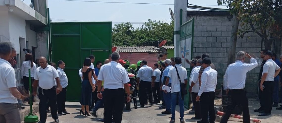 Vigilante herido Transporte San Carlos