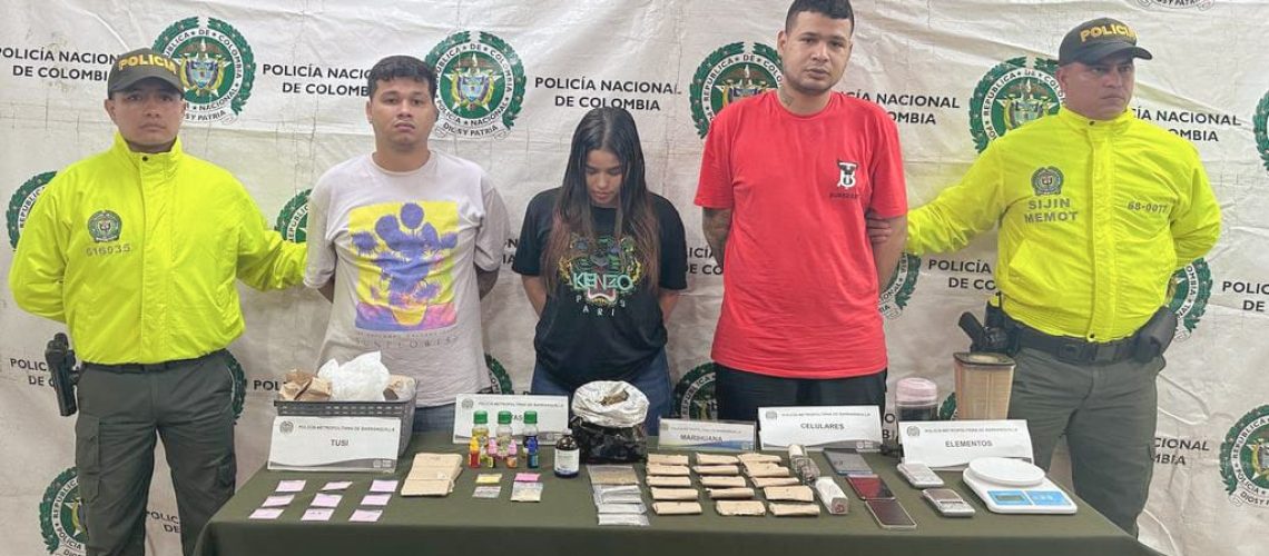 Capturados distribuir drogas Alameda del Río