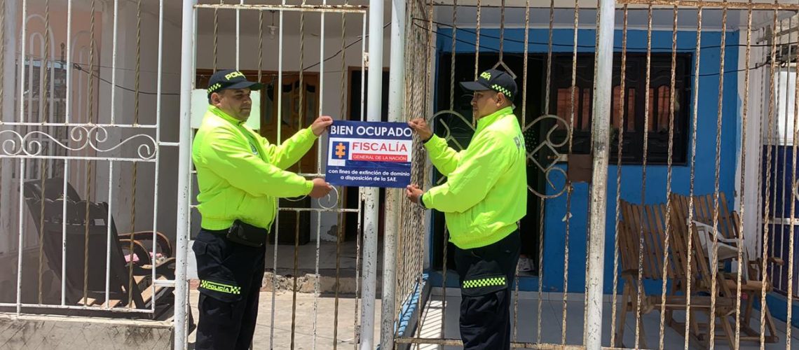 ocupación bienes los Pepes en Barranquilla