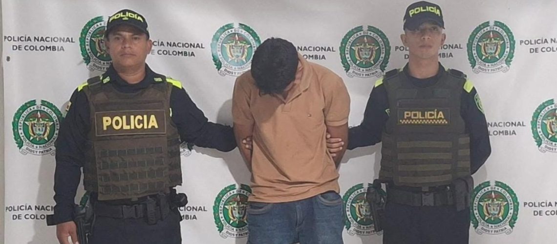 Capturado por agredir a su madre en Media Luna, Cesar