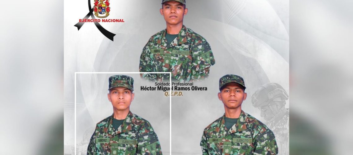 soldado de Luruaco y dos compañeros más asesinados en Norte de Santander